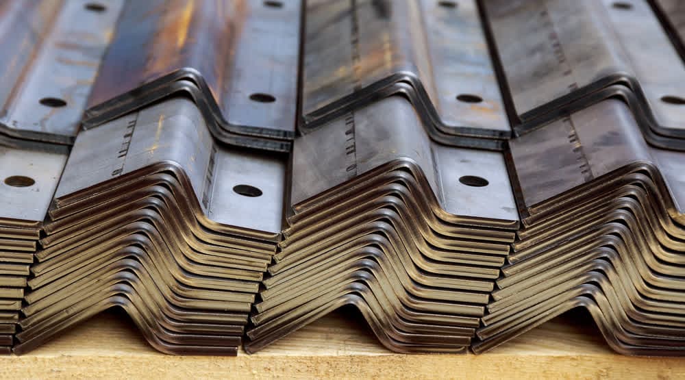 stacked metal sheets